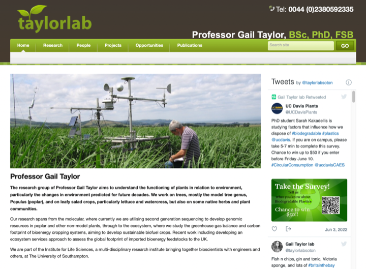 University of Southampton - taylorlab