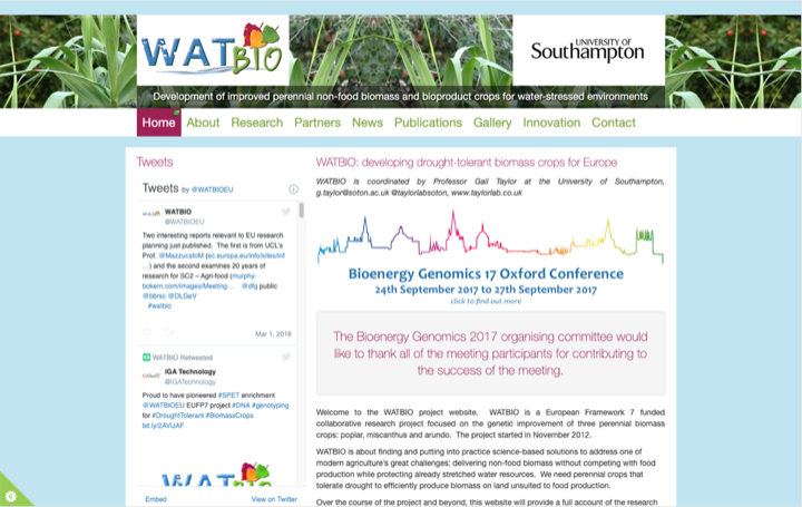 University of Southampton WATBIO